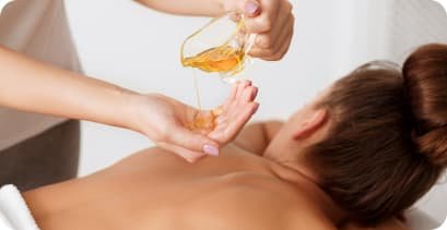 massage avec huile