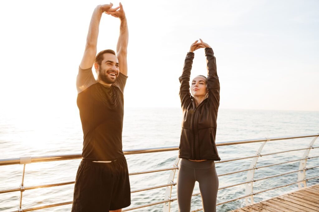 Séance de sport pour gérer son stress avec un coach sportif